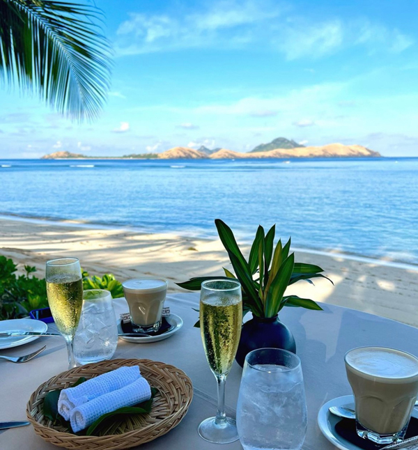tokoriki island resort champagne breakfast